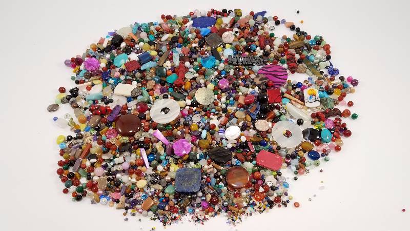 Large Lot Of Beads