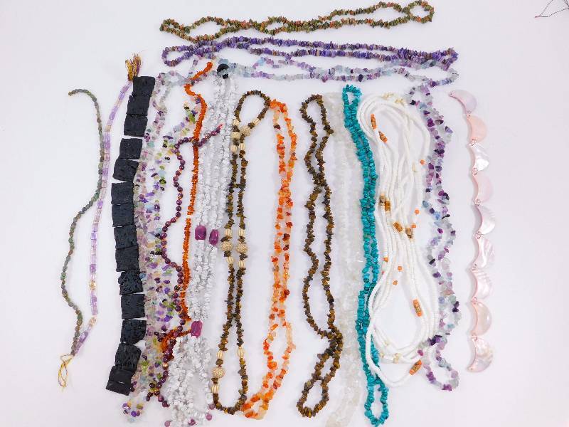 Lot of Assorted Polished RocksGemsBeads for jewelry making