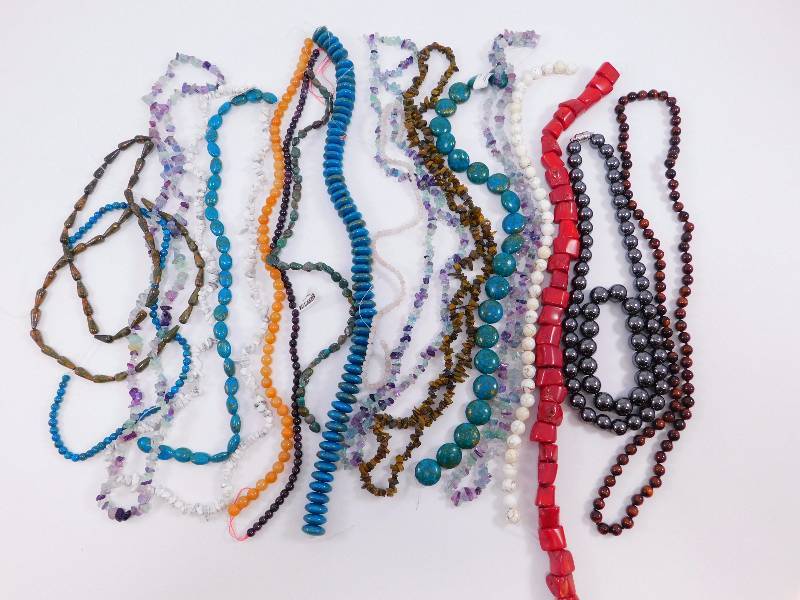 Lot of Assorted Polished RocksGemsBeads for jewelry making