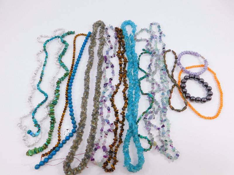 Lot of Assorted Polished RocksGemsBeads for jewelry making