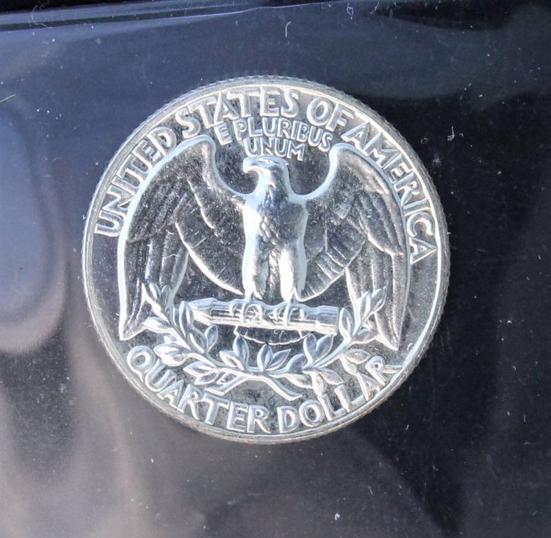 1955 PROOF WASHINGTON SILVER QUARTER