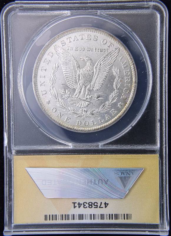 1884-O MORGAN SILVER DOLLAR MS64 ANACS