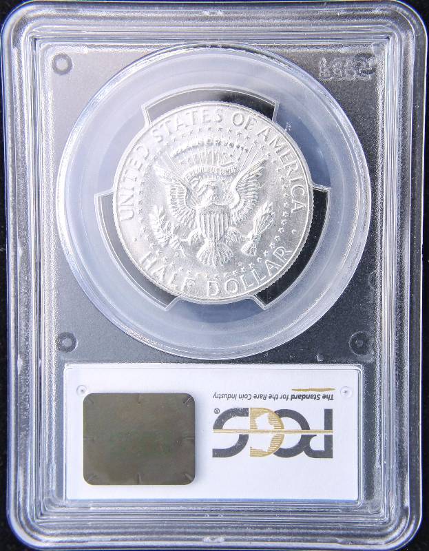 1964-D KENNEDY SILVER HALF DOLLAR MS63 PCGS