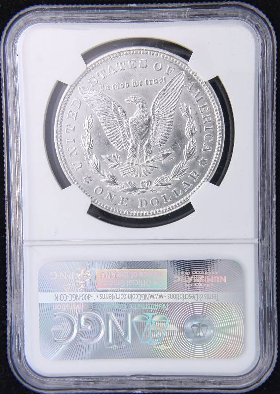1921 MORGAN SILVER DOLLAR MS62 NGC