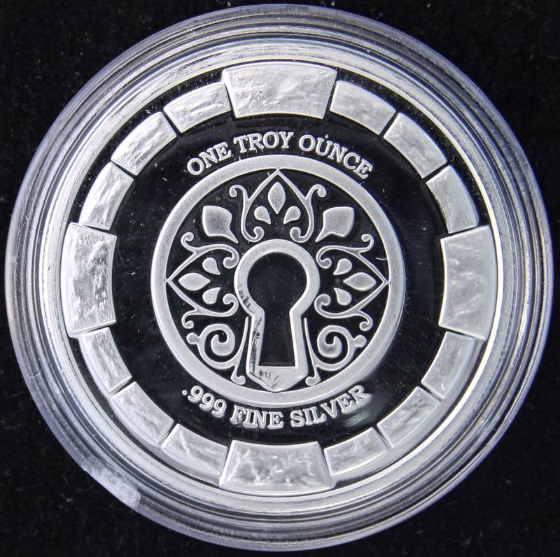 1 TROY OZ. .999 FINE SILVER PROOF STANSBERRY RESEARCH IN AIRTITE