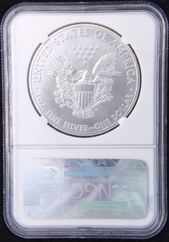 2011(S) AMERICAN SILVER EAGLE 1 TROY OZ. .999 FINE SILVER DOLLAR MS69 NGC EARLY RELEASES