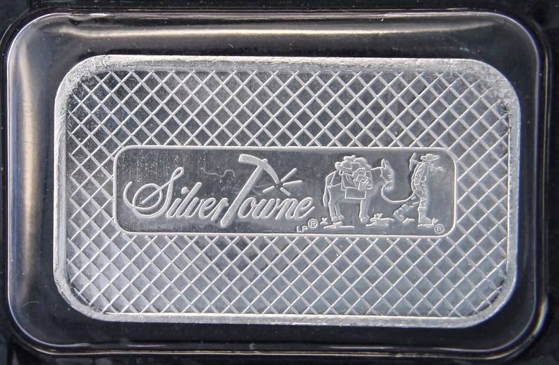 1 TROY OZ. .999 FINE SILVER BAR PROSPECTOR SEALED
