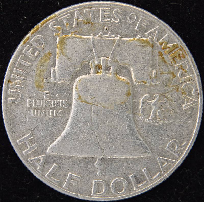 1960-D FRANKLIN SILVER HALF DOLLAR