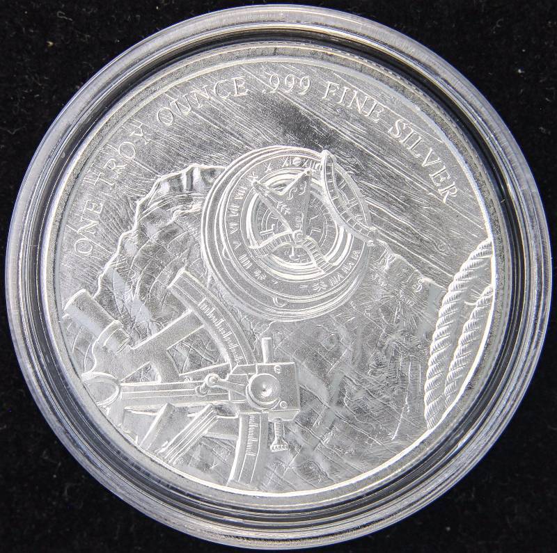 1 TROY OZ. .999 FINE SILVER PROSPECTOR IN AIRTITE HOLDER