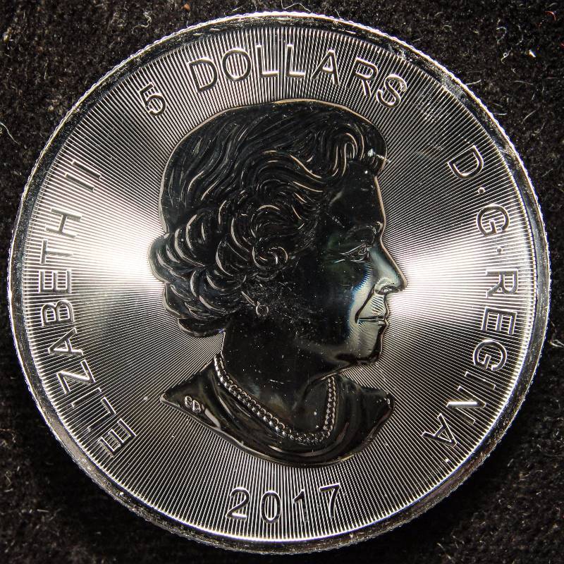 2017 CANADA SILVER LYNX 1 TROY OZ. .9999 FINE SILVER