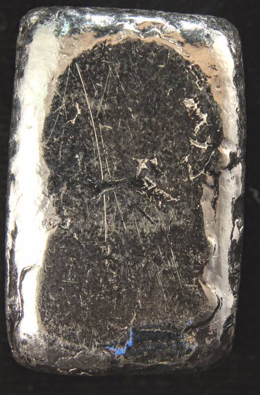 2 TROY OZ. .999 FINE SILVER BAR HAND-POURED MONARCH METALS