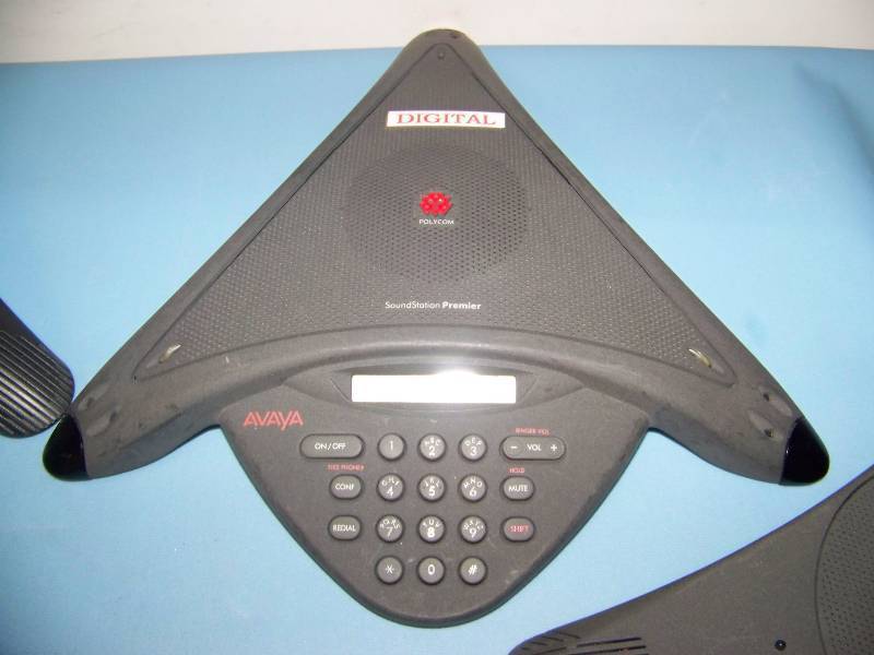 lot 88 image: (8) Polycom, Teleconferencing Telephones  Phones
