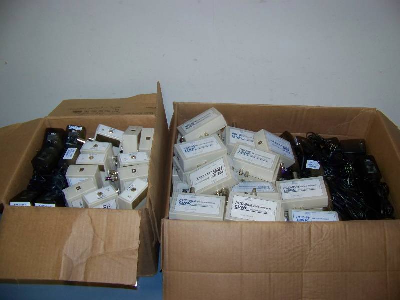 lot 74 image: (60) Link Electronics, Caption Decoders with Power Supplies