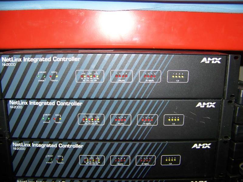 lot 69 image: (10) AMX, NetLinx Integrated Controllers