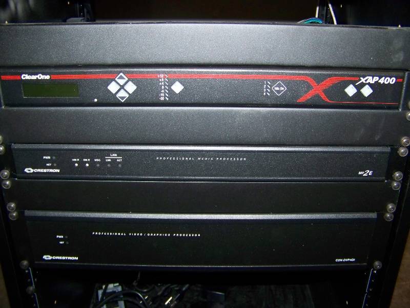 lot 104 image: Middle Atlantic, Audio  Video (AV), Equipment  Component Rack with various Components included