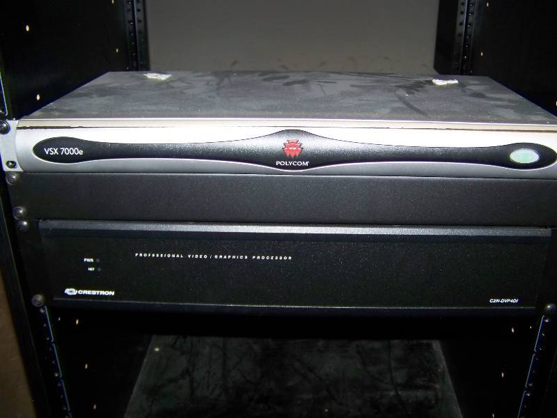 lot 106 image: Middle Atlantic, Audio  Video (AV), Equipment  Component Rack with various Components included