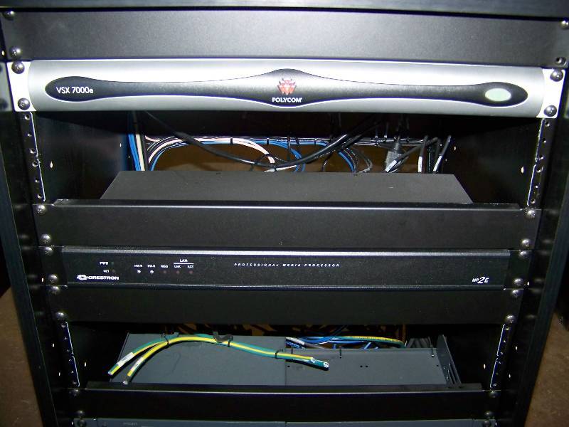 lot 110 image: Middle Atlantic, Audio  Video (AV), Equipment  Component Rack with various Components included