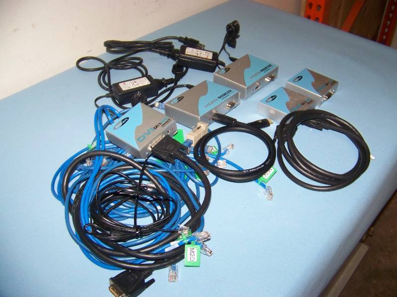 lot 142 image: (5) Gefen, Extenders and Cables