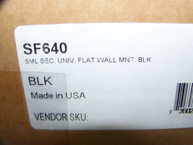 lot 118 image: (2) Peerless Mounts, Small, Universal, Flat Wall Mounts - NEW in Original Boxes