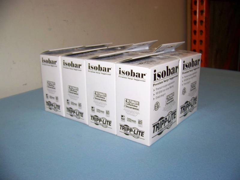 lot 82 image: (8) Tripp-Lite, isobar, Premium Surge Suppressors - NEW in Original Boxes