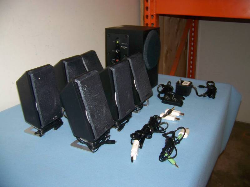 lot 93 image: Creative Labs, Inspire, Computer  PC Speaker System, (6) Speakers and Subwoofer