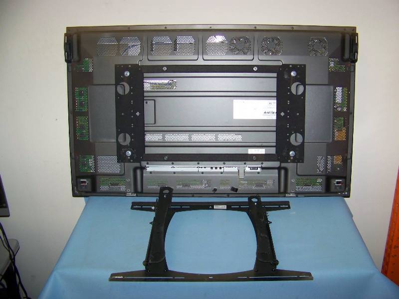 lot 8 image: 50, Panasonic, Plasma, HD (High Definition) Display  Monitor with Remote Control and Chief Wall Mount