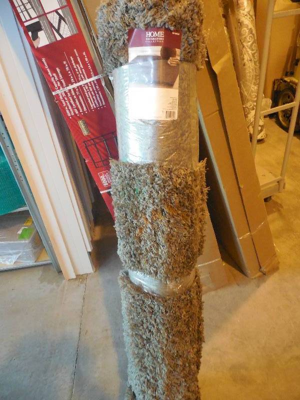 5 X 7 SHAG AREA RUG - GRAY