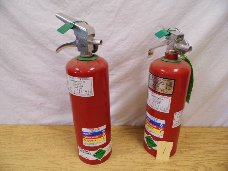 Lot of 2 Fire Extinguishers
