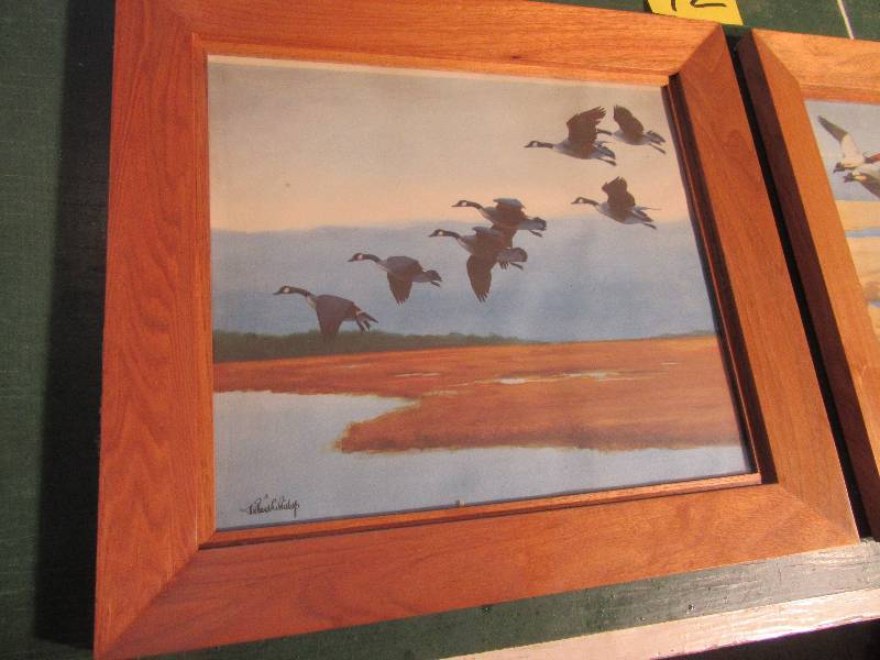 lot 72 image: 2 Wildlife prints.. Richard Bishop