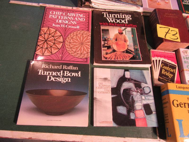 lot 73 image: Collection of HOW TO books.. Woodworking and Gun Reloading.
