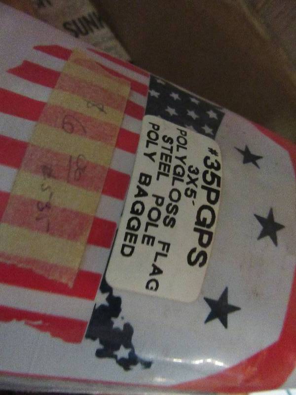 lot 79 image: Americn Flag and set of WWII books