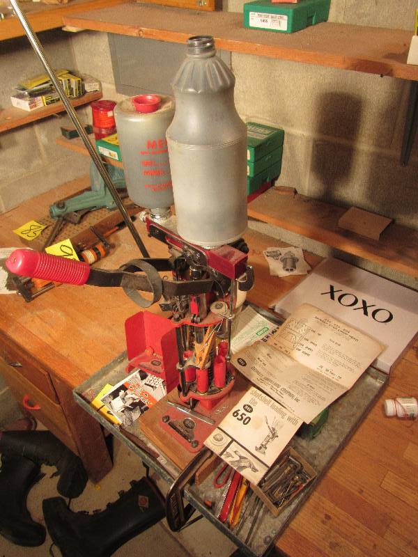 lot 92 image: MEC Model 650 Shot Gun Shell Reloader with Turntable