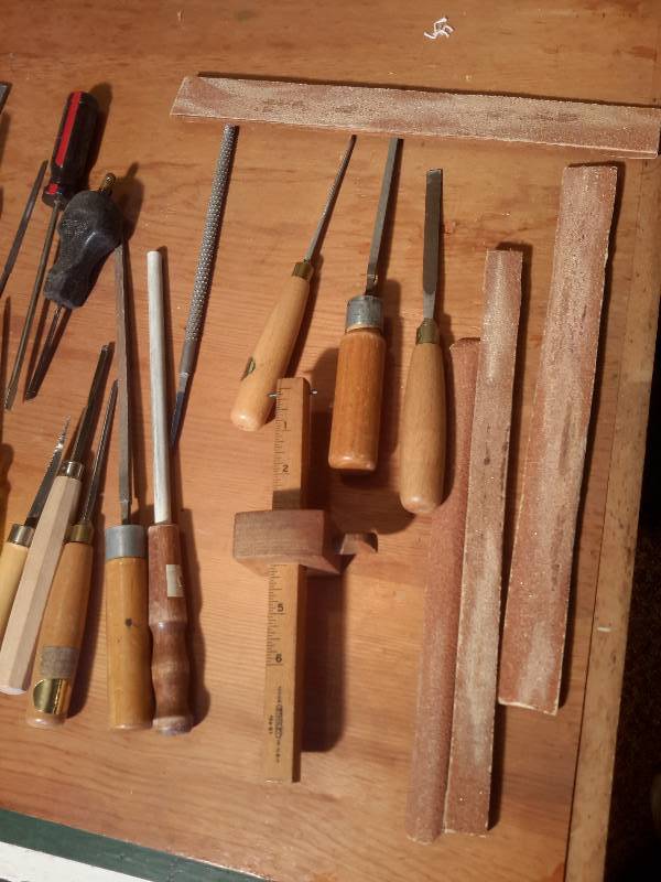 lot 62 image: Large lot of Wood Chisels