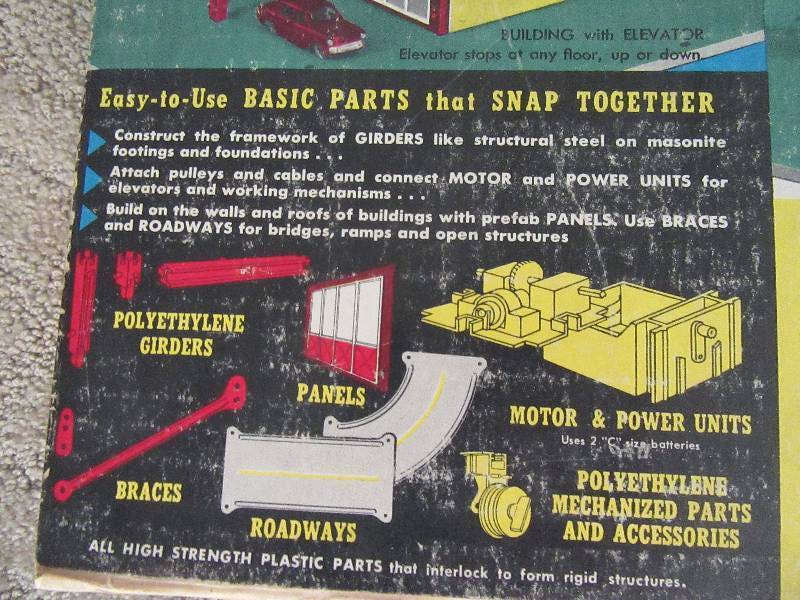 lot 7B image: Kenner Girder and Panel  Bridge and Turnpike Building Set