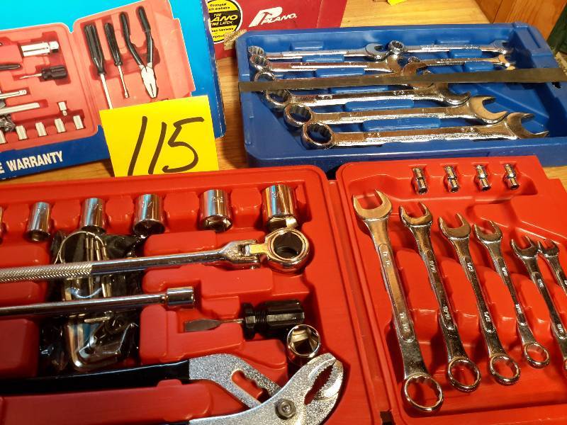 lot 115 image: Misc. Wrench sets as pictured