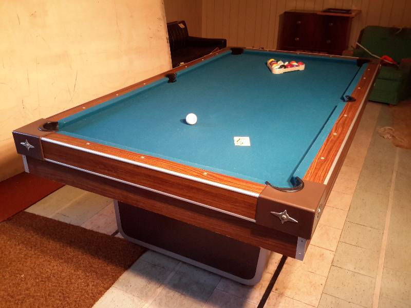Brinktun pool table. Cues and equipment as shown | St Anthony Estate ...