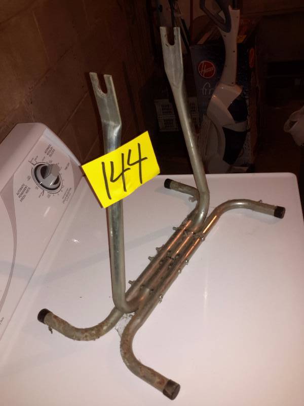 lot 144 image: Bike Stand for use in riding inside. .Mount your bike and Ride