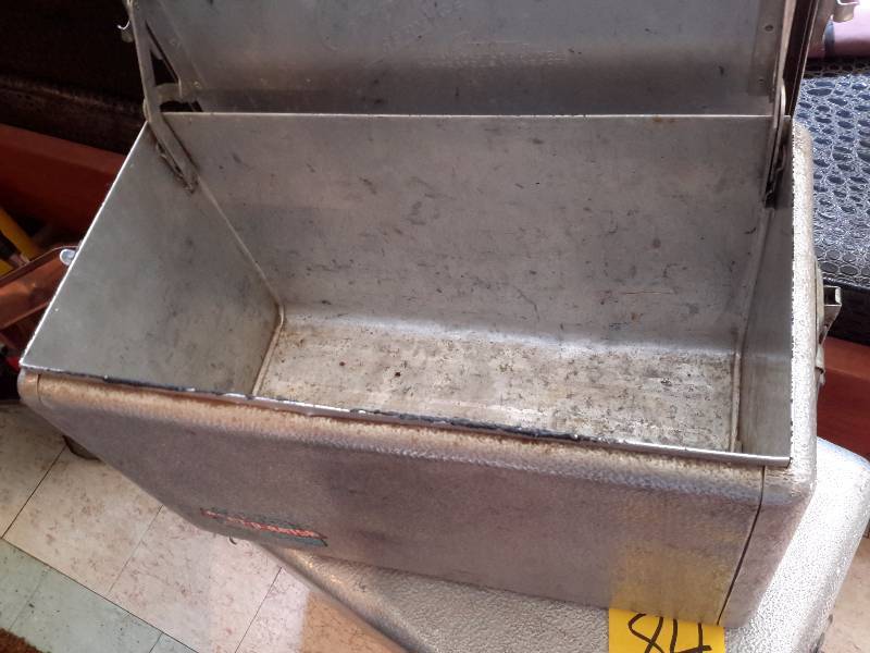 lot 84 image: 2 Vintage aluminum Coolers.