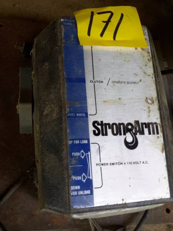 lot 171 image: STRONGARM, Power Winch.. Tested and works