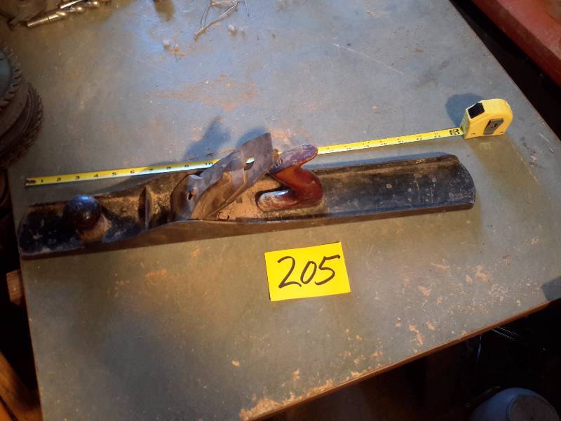 lot 205 image: 24in Wood Plane.. No markings