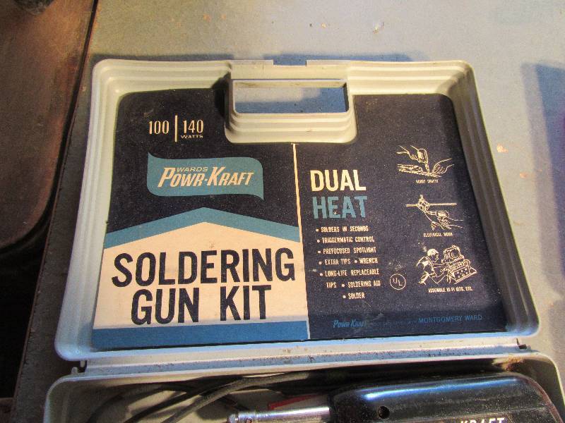 lot 221 image: 2 soldering irons.. Electric.. Untested