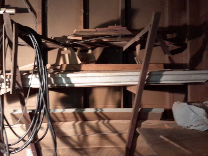 lot 247 image: HUGE LOT OF EVERYTHING ON THE SHELVES and Work Bench.. ON, UNDER.. Take it all..