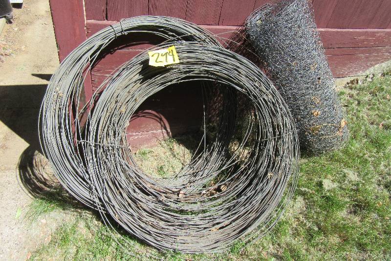 lot 279 image: Lot of wire as shown