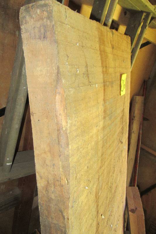 lot 286 image: Large Slab of MONKEY POD WOOD