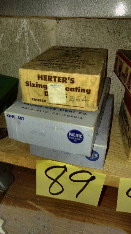 lot 89 image: 3 Sets of Reloaders dies as pictured