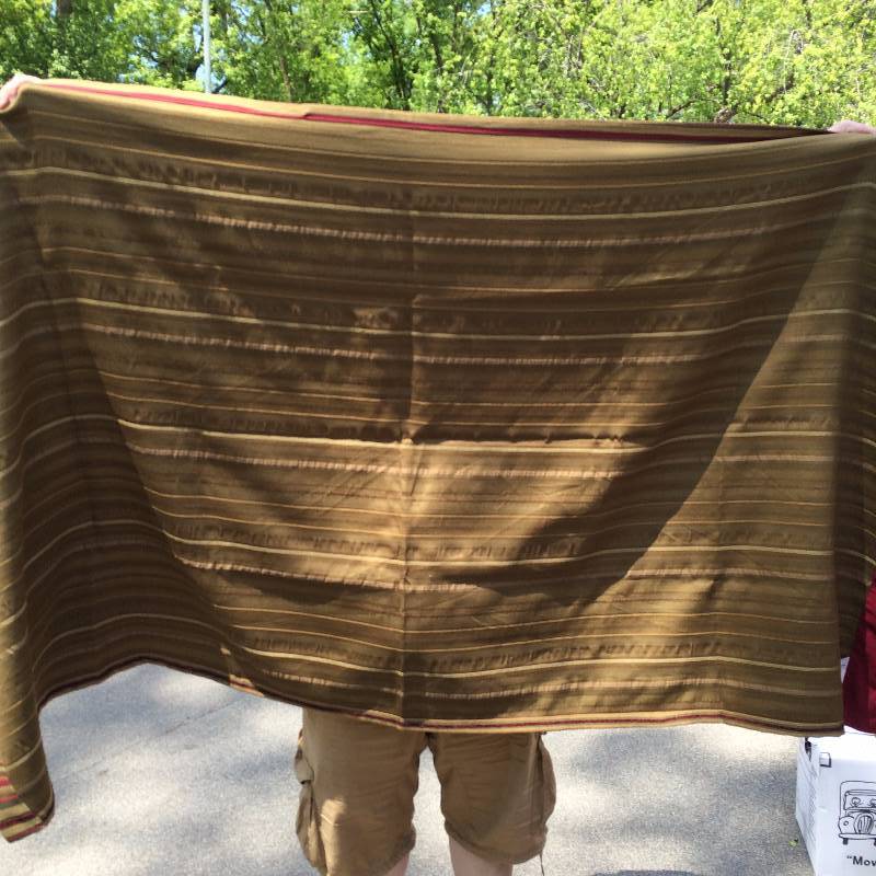 lot 16 image: New Curtain Panels & Tablecloth