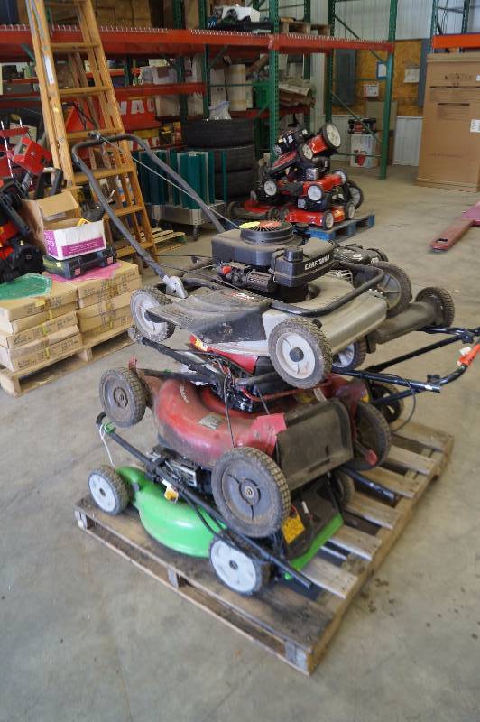Pallet of Mowers
