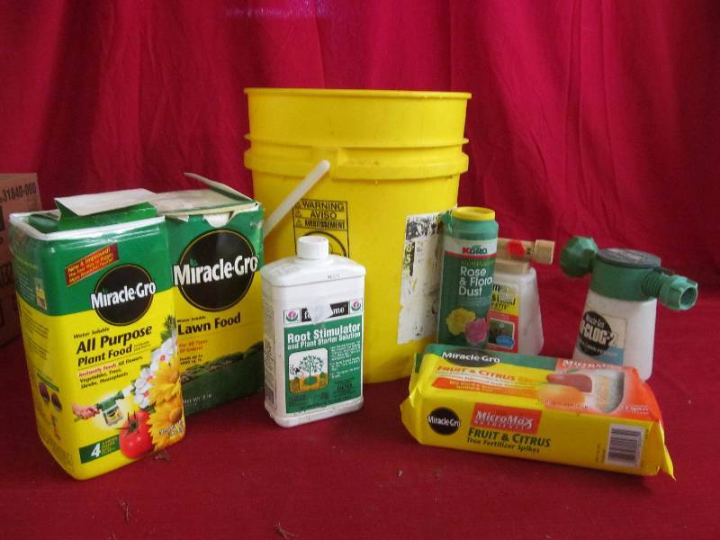 Miracle Gro supplies