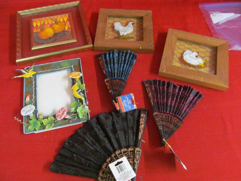 Pictures, Foldable Fans