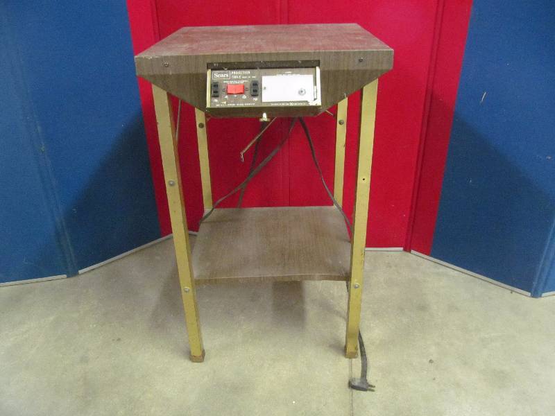 Vintage Sear Projector Table